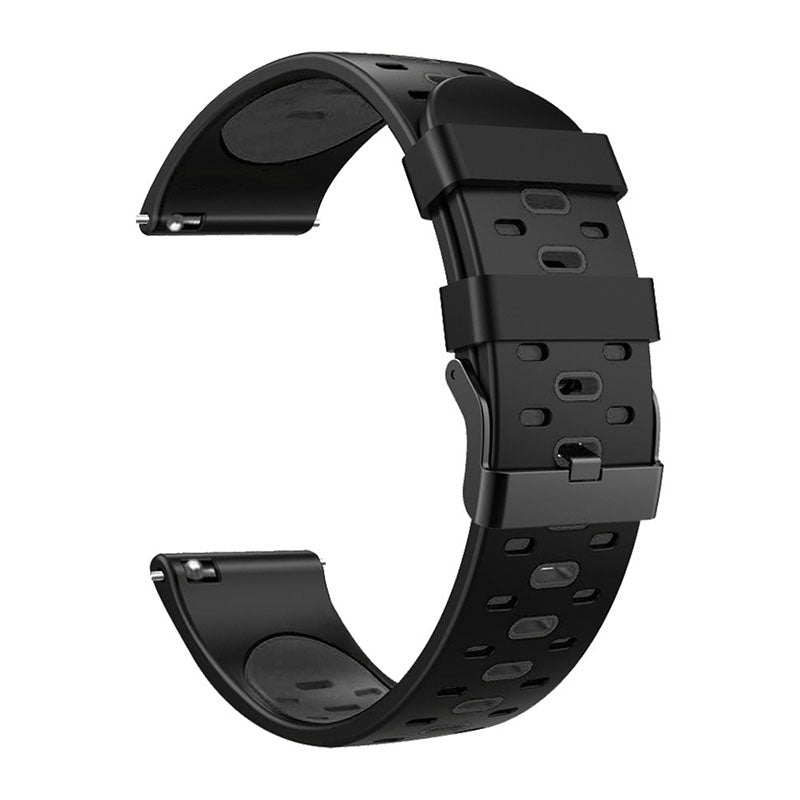 22mm 3 Rows Holes Bi-color Silicone Soft Watch Band for Samsung Galaxy Watch3 45mm Galaxy Watch 46mm Gear S3 Frontier Gear S3 Classic 22mm 3 Rows Holes Bi-color Silicone Soft Watch Band for Samsung Galaxy Watch3 45mm Galaxy Watch 46mm Gear S3 Frontier Gear S3 Classic